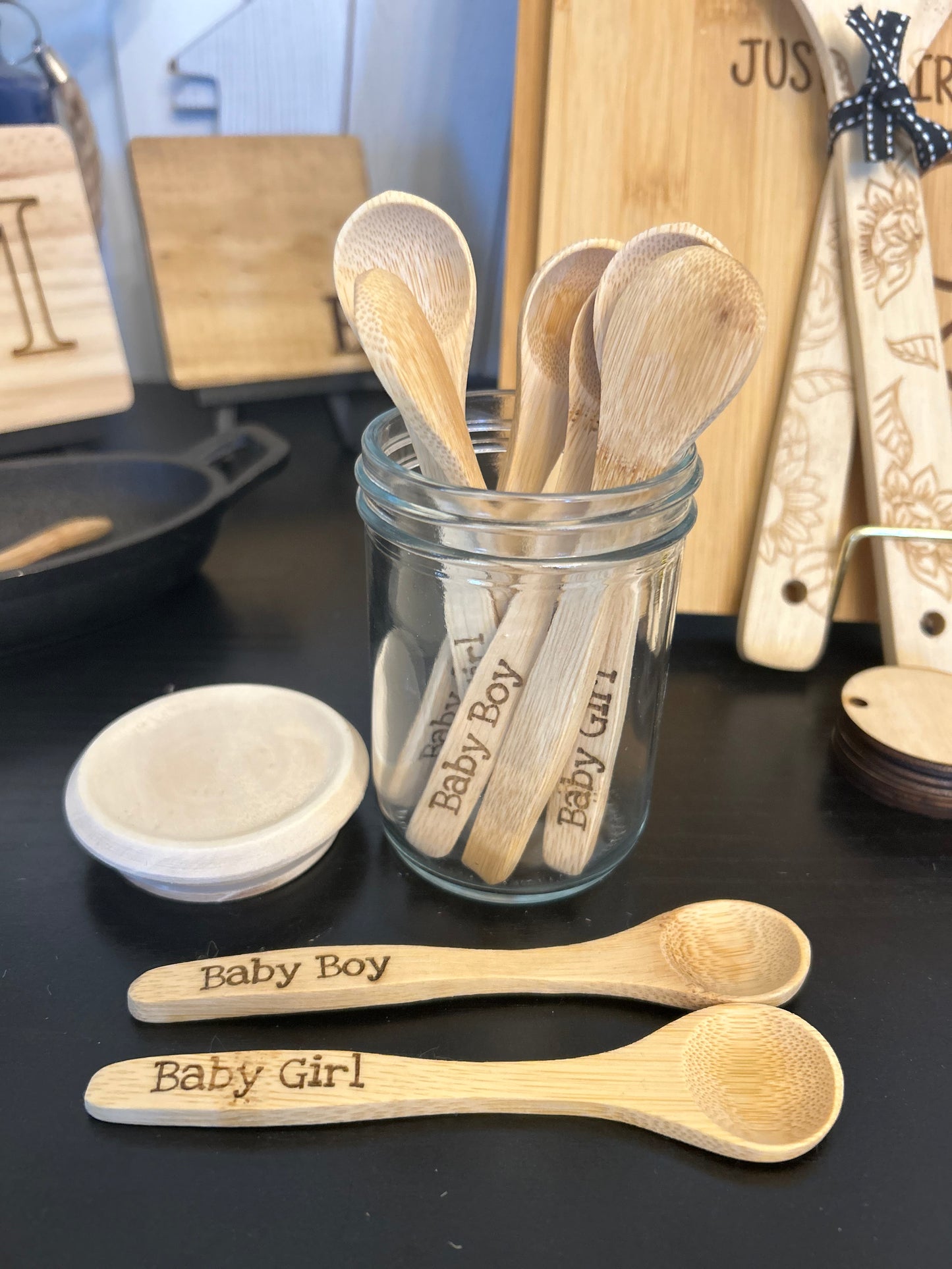 Baby Boy Wooden Spoon