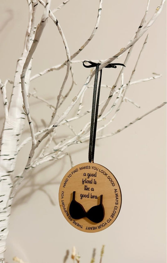 Friend Bra Ornament/Charm